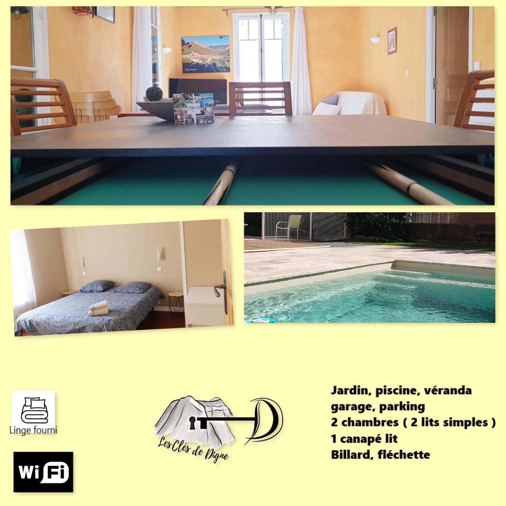 Spacieux T3 Avec Piscine Digne-les-Bains Eksteriør bilde